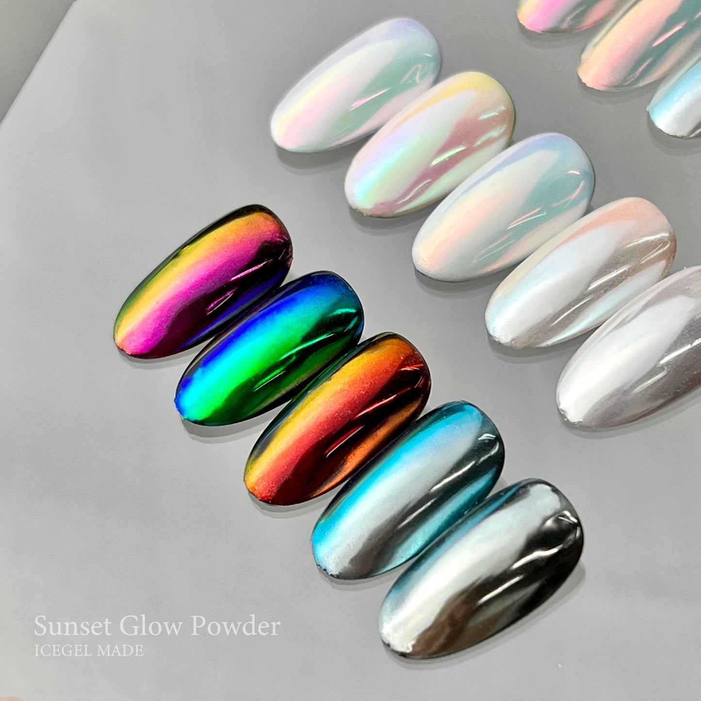 Sunset Glow Powder Chrome - White Platinum