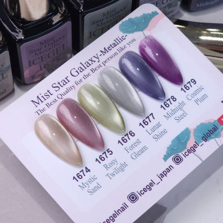 Mist Star Galaxy - Metallic Cosmic Plum
