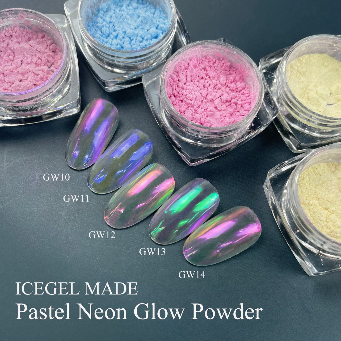 Pastel Neon Glow Powder Chrome - Pastel Neon Purple