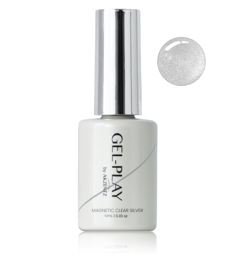 Gel magnétique Gel-Play transparent argenté
