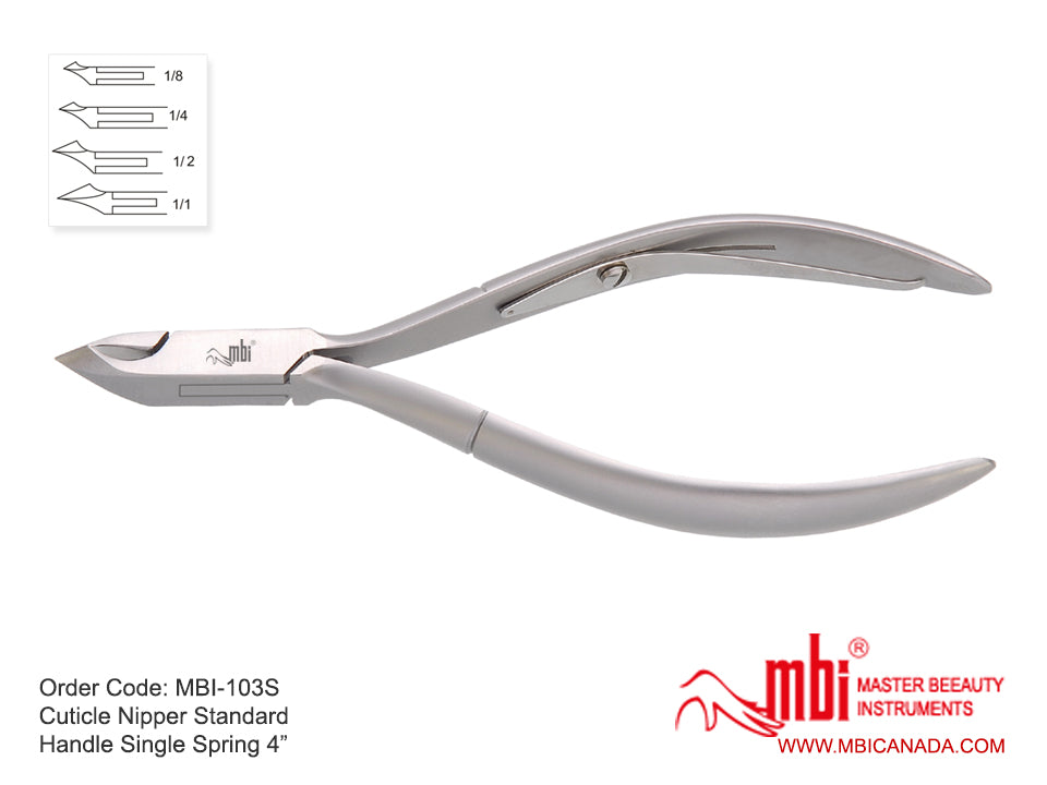 Cuticle Nipper - Single Spring