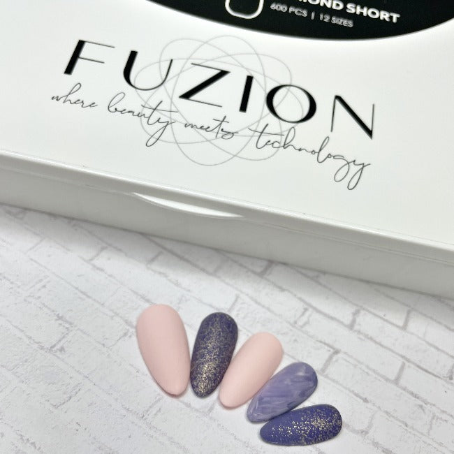 Fuzion Soft Gel Tips - Almond Short
