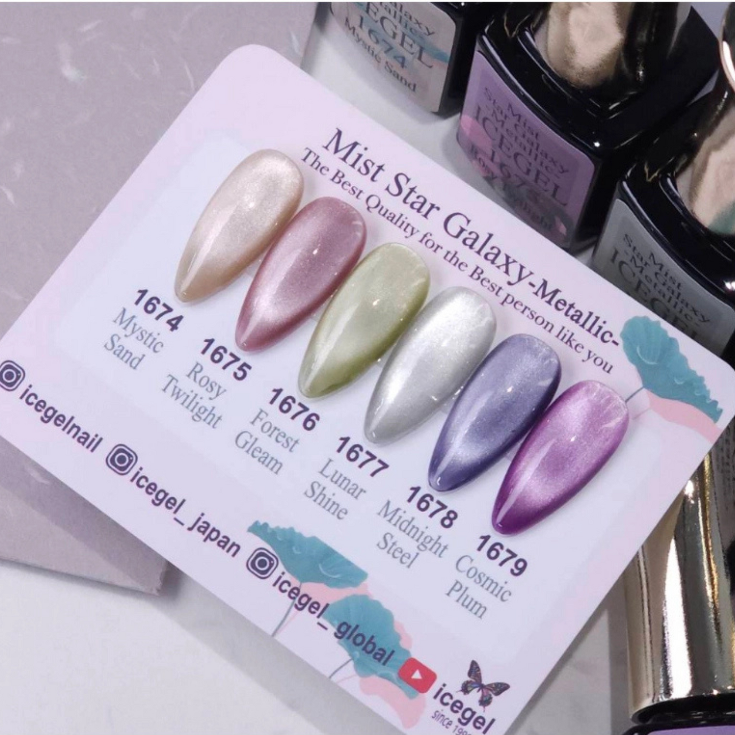 Mist Star Galaxy - Metallic Cosmic Plum