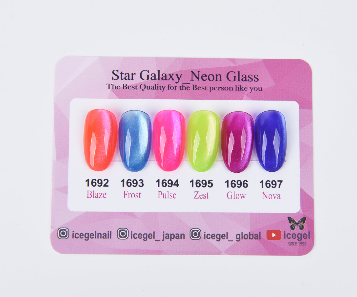 Star Galaxy Neon Glass - Frost
