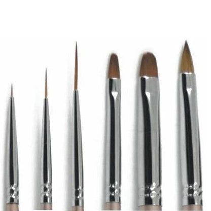 Set of Gel Art Brushes (#1-8)