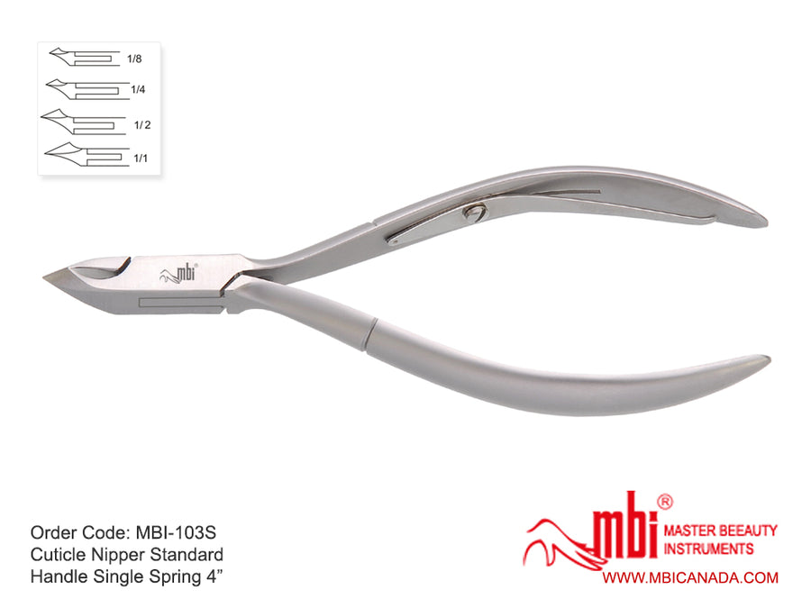 Pince à cuticules - Ressort simple