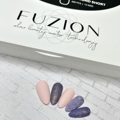 Fuzion Soft Gel Tips - Almond Short